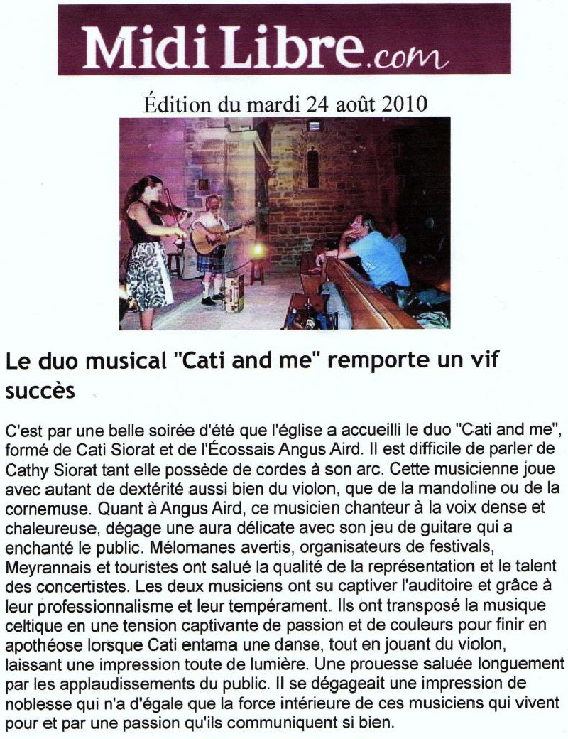 Le Midi Libre - Meyran